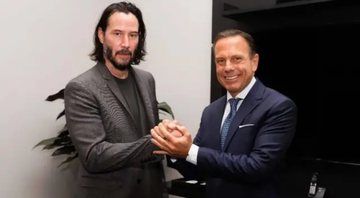 João Doria e Keanu Reeves (foto: reprodução/ Instagram)