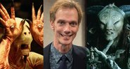 Doug Jones como Homem Pálido em O Labirinto do Fauno (Foto: Divulgação), Doug Jones (Foto: Judson University / Wikimedia Commons) e Doug Jones como Fauno em O Labirinto do Fauno (Foto: Divulgação)