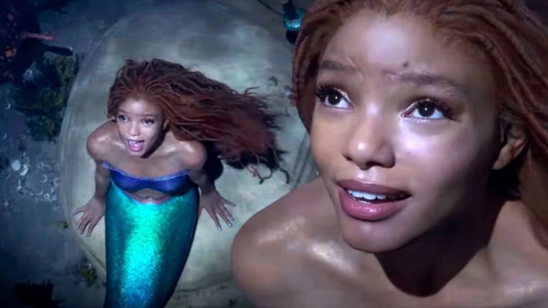 Halle Bailey como Ariel em 'A Pequena Sereia'