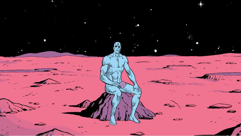 Dr. Manhattan em Watchmen (Foto: Reprodução)