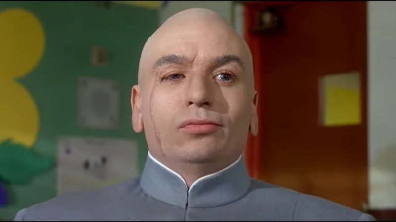 Dr. Evil em Austin Powers: Um Agente Nada Discreto  (Foto: Reprodução)