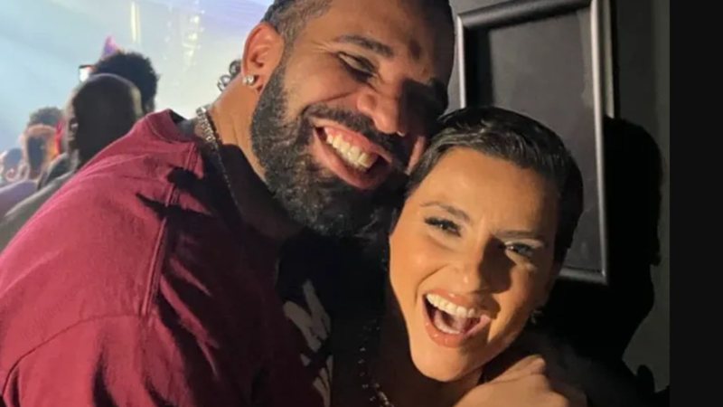 Drake e Nelly Furtado. (Foto: reprodução/Instagram)