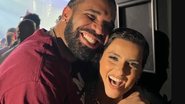 Drake e Nelly Furtado. (Foto: reprodução/Instagram)