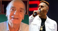 Drauzio Varella e Mano Brown no Rock in Rio 2019 (foto: reprodução/ Instagram/ Getty Images - Alexandre Schneider)