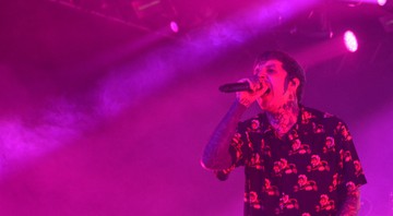 Oliver Sykes, vocalista do Bring Me The Horizon (Foto: Yolanda Reis)