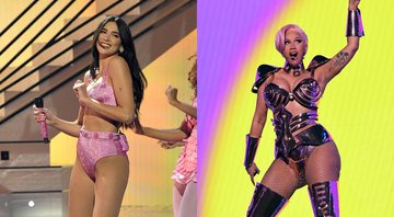 Dua Lipa e Cardi B no Grammy 2021 (Fotos: Kevin Winter/Getty Images for The Recording Academy)