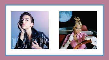 Capas dos dois álbuns de estúdio de Dua Lipa, disponíveis na Amazon - Reprodução / Amazon