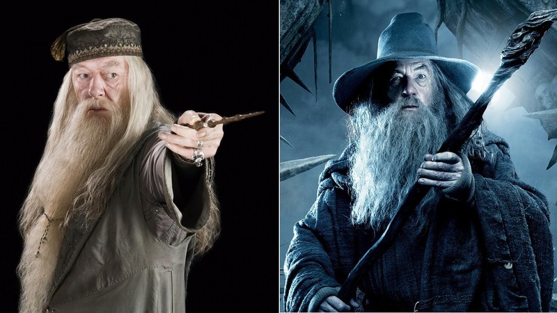 Dumbledore e Gandalf (Fotos: Reprodução)