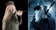 Dumbledore e Gandalf (Fotos: Reprodução)