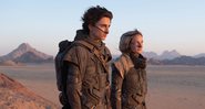 Timothée Chalamet como Paul Atreides e Rebecca Ferguson como Lady Jessica Atreides em Duna (Foto: Warner/Vanity Fair)