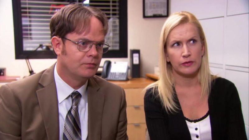 Dwight e Angela (Foto: Reprodução/NBC)