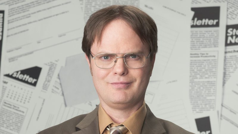 Rainn Wilson como Dwight em The Office (Foto: Divulgação / NBC)