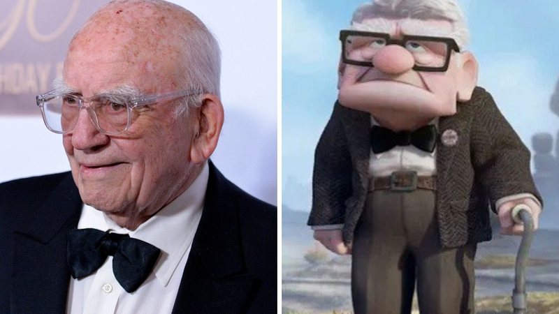 Ed Asner (Foto: Michael Tullberg/Getty Images) | Up - Altas Aventuras (Foto: Reprodução)