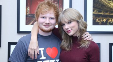 Ed Sheeran e Taylor Swift (Foto: Anna Webber / Getty Images)