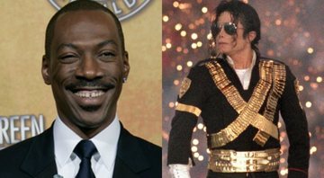 Eddie Murphy no Oscar de 2012 (Foto: AP Images) e Michael Jackson (Foto: Getty Images)