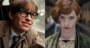 Eddie Redmayne em A Teoria de Tudo e A Garota Dinamarquesa (Foto: Reprodução)