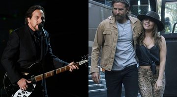 Eddie Vedder / Bradley Cooper e Lady Gaga em Nasce uma Estrela (foto: reprodução/ Getty Images - Kevin Winter)