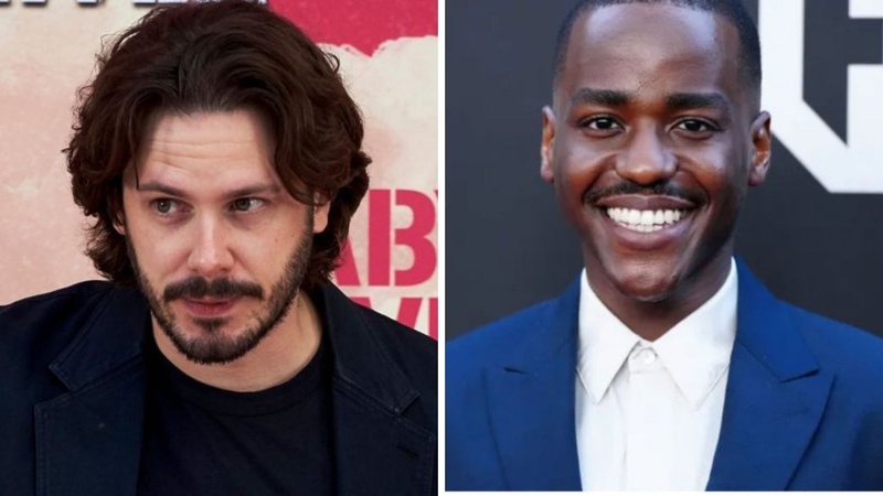 Edgar Wright (Foto: Getty Images/Carlos Alvarez/Correspondente) e Ncuti Gatwa (Foto: Jeff Kravitz/FilmMagic)