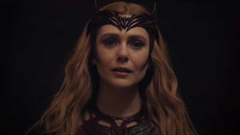 Elizabeth Olsen em Doutor Estranho 2 (Foto: Reprodução / Youtube / Marvel Entertainment)