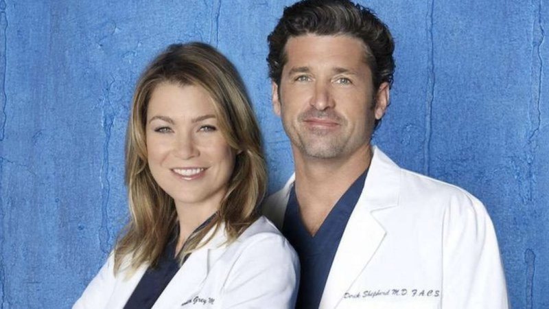 Ellen Pompeo e Patrick Dempsey em Grey's Anatomy (Foto: Divulgação)