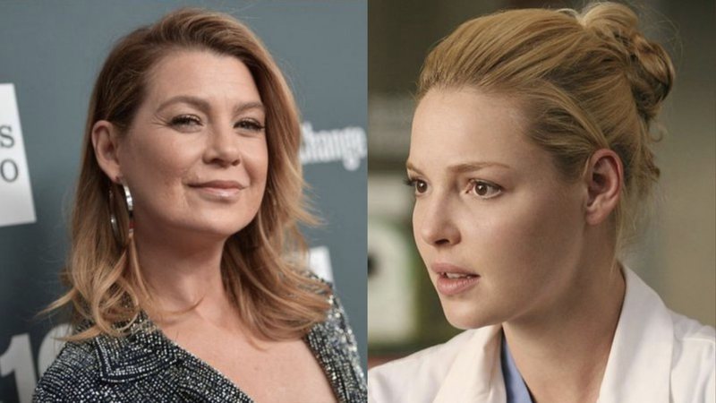 Ellen Pompeo (Foto: Matt Winkelmeyer/Getty Images for GLSEN) e Katherine Heigl (Foto: Reprodução)