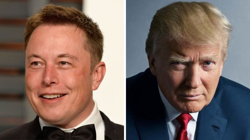 Elon Musk (Foto: Pascal Le Segretain/Getty Images) e Donald Trump (Foto: Mark Seliger)