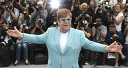 Elton John em Cannes, na estreia de Rocketman (Foto:Joel C Ryan/Invision/AP)