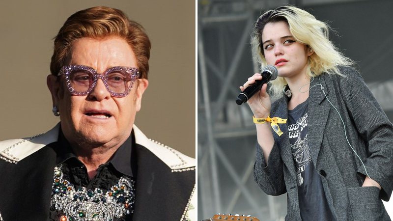 Elton John (Foto: Kerry Marshall/Getty Images) e Sky Ferreira (Foto: Mike Coppola / Equipe)