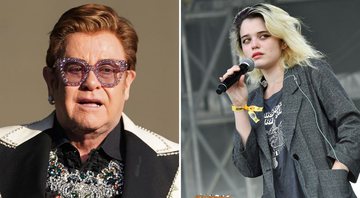 Elton John (Foto: Kerry Marshall/Getty Images) e Sky Ferreira (Foto: Mike Coppola / Equipe)