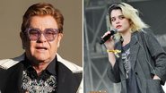 Elton John (Foto: Kerry Marshall/Getty Images) e Sky Ferreira (Foto: Mike Coppola / Equipe)