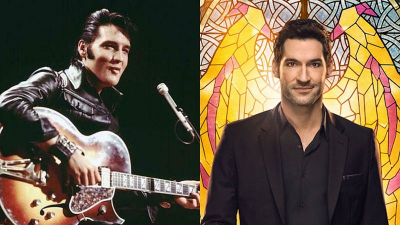 Elvis Presley e Lucifer (Foto 1: Divulgação/NBC/ Foto 2: Divulgação/Netflix)