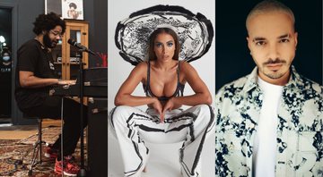 Emicida, Anitta e J Balvin se apresentam no evento (Fotos: Academia Latina da Gravação/Divulgação)