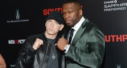 Eminem e 50Cent (Foto: Evan Agostini/AP)