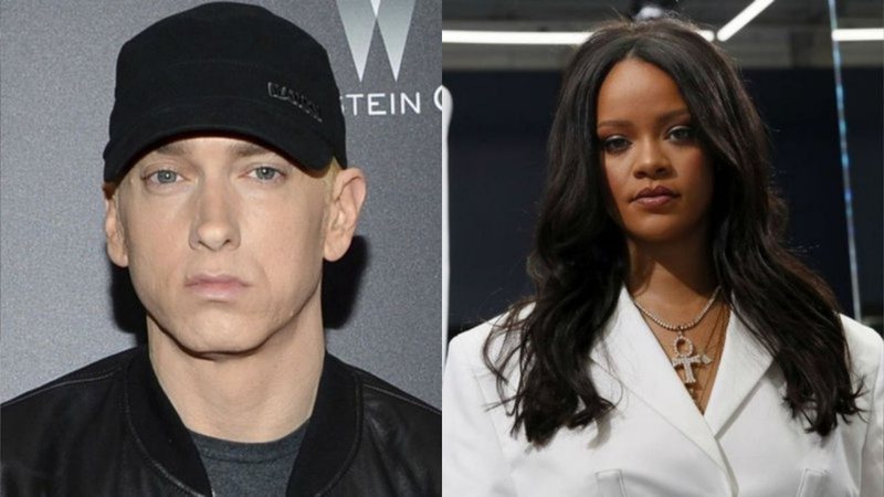 Eminem (Foto: Evan Agostini / AP) e Rihanna (Foto: François Mori/ AP)