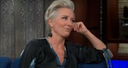 Emma Thompson em entrevista ao programa Late Late Show (Foto: Reprodução/Youtube)