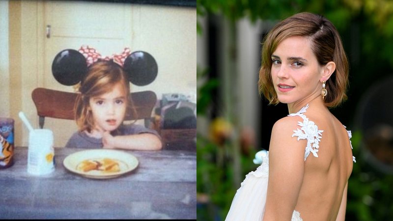 Foto de infância de Emma Roberts e Emma Watson (Foto: Joe Maher/Getty Images)