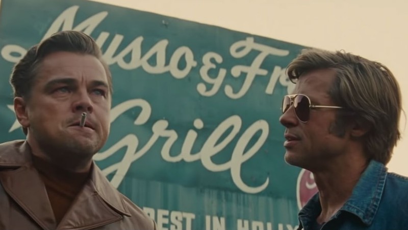 Leonardo DiCaprio e Brad Pitt em Era Uma Vez Em... Hollywood (Foto:Reprodução)