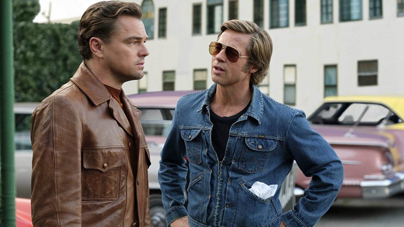 Leonardo DiCaprio e Brad Pitt em Era Uma Vez Em... Hollywood