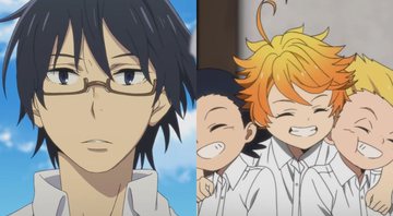 Cenas de Erased e The Promised Neverland (Fotos: Reprodução /Youtube)