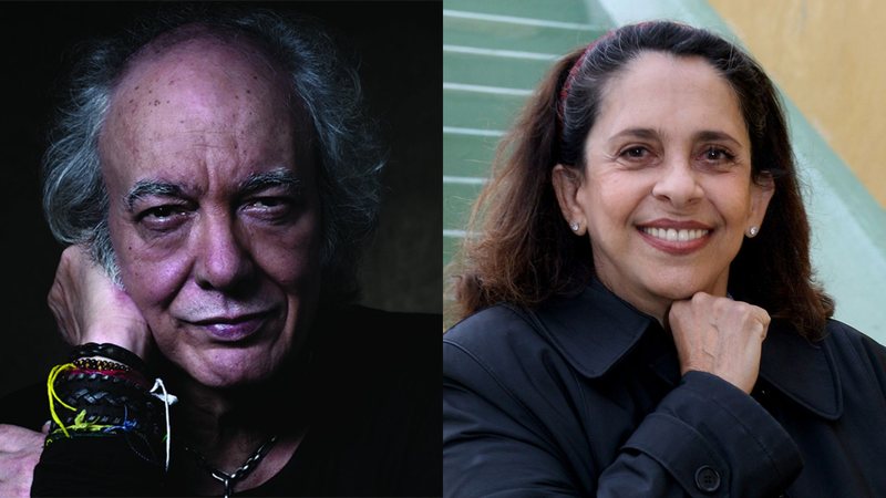 Erasmo Carlos (Foto: Divulgação) e Gal Costa em 2008 (Foto: Getty Images)