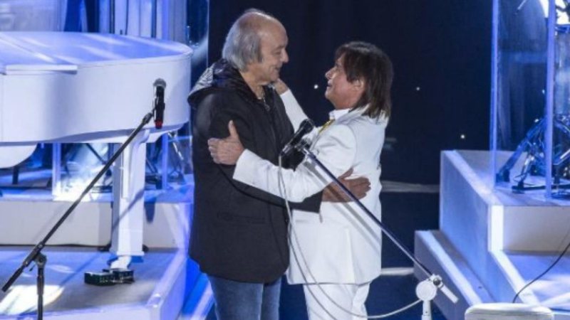 Erasmo Carlos e Roberto Carlos (Foto: Divulgação/ TV Globo)