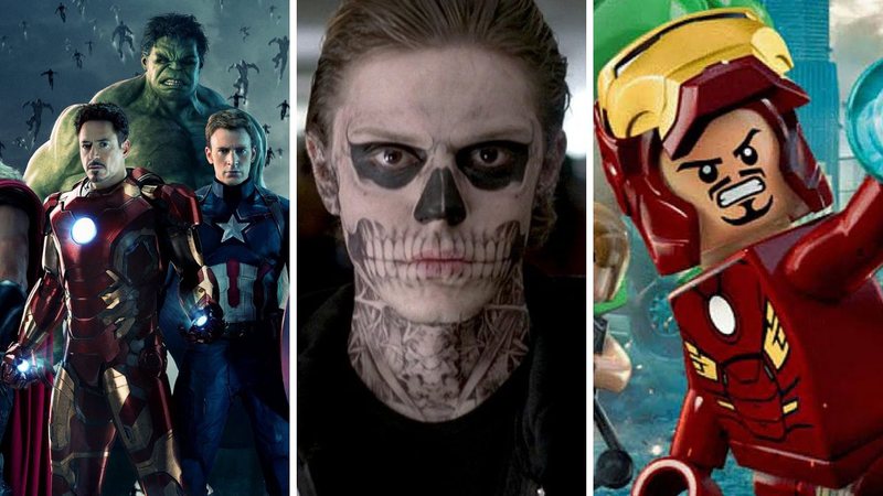 Vingadores: Era de Ultron, American Horror Story e Lego (Fotos de divulgação)