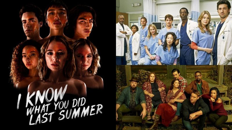 Eu Sei O Que Vocês Fizeram No Verão Passado, Grey's Anatomy e This Is Us (Fotos: Divulgação)