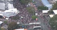 Evento em homenagem a Bon Scott, do AC/DC (Foto: Reprodução/9 News Perth)