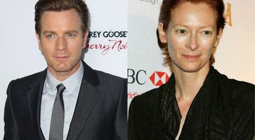 Ewan McGregor e Tilda Swinton (Foto 1: AP Images/ Foto 2: Carolyn Kaster/AP Images)