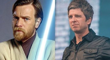 Ewan McGregor como Obi-Wan Kenobi em Star Wars (Foto: Reprodução) / Noel Gallagher (Foto: Mauricio Santana/Getty Images)