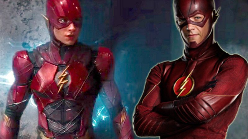 Flash (Ezra Miller) e Flash (Grant Gustin) (Foto: Reprodução / Warner Bros.)