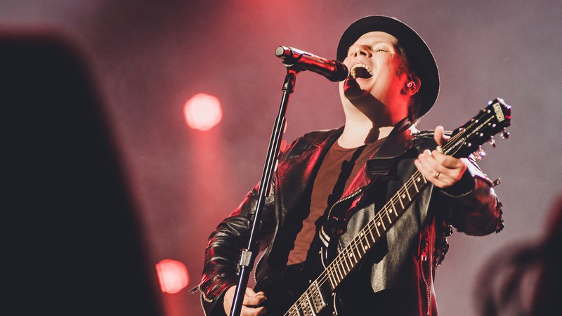 Patrick Stump do Fall Out Boy (Foto: Wesley Allen/I Hate Flash/Divulgação)