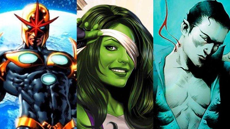 Nova, She-Hulk, Namor (foto: reprodução/ Marvel Comics)