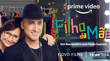 Pôster do filme Filho da Mãe com Paulo Gustavo (Foto: Amazon Studios / divulgação)